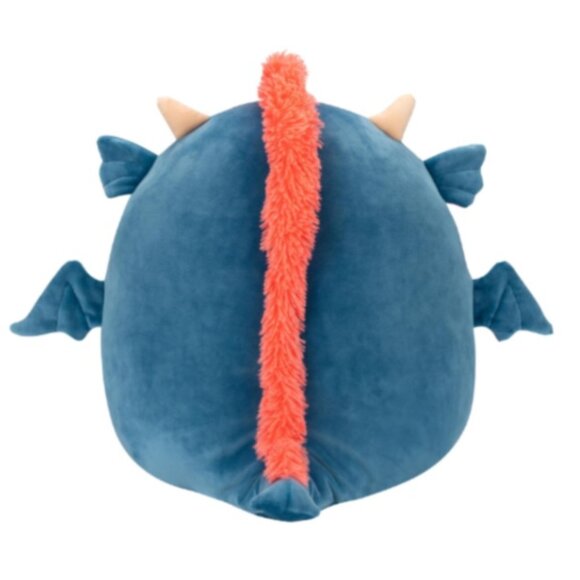 Squishmallows Original Carin Blue Dragon with Orange Mane - 14-Inch Stuffie BNWT - Picture 3 of 3
